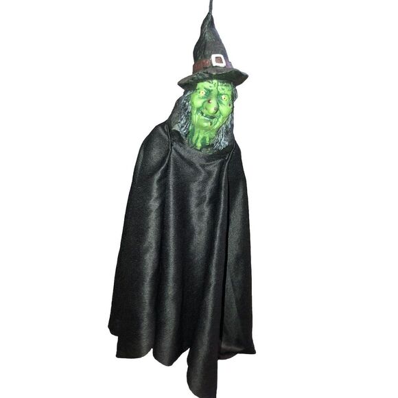 Vintage Halloween The Paper‎ Magic Group 15" Small Hanging Witch 2003 - Picture 1 of 13